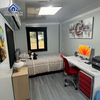 Casa Container Espandibile di Lusso 20/40ft a Prezzo di Fabbrica, Impermeabile, con Telaio in Acciaio, Pieghevole, Modulare, Casa Mobile Compatta con Cucina