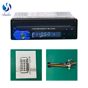 7inch tự động có thể thu vào xe máy nghe nhạc gương chiếu hậu xe Video màn hình <span class=keywords><strong>MP5</strong></span> Máy nghe nhạc cho xe - Product Image 3