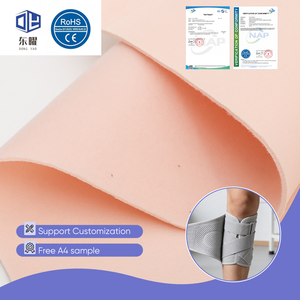 ผ้ากำมะหยี่เคลือบโฟมแบบกำหนดเอง ผ้ากำมะหยี่ถักสามชั้นเคลือบโฟมสำหรับชุดกระชับสัดส่วนสำหรับเล่นกีฬา - Product Image 1