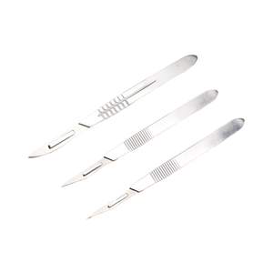 SURTECHS INTERNATIONAL 10 11 12 15 20 Cuchillas de Acero Inoxidable para Dermaplaning, Modelo SS-9701, Clase II, Potencia Manual - Product Image 1