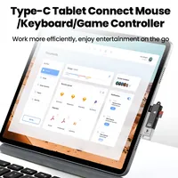 Adaptateur OTG 3-en-1 USB 3.0 vers Type-C Mâle avec Lecteur de Carte Mémoire TF et Transmission de Données pour Téléphones iOS 15/16 et Plus