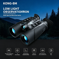 Binoculares ZYKD KONG-BM 4K con Visión Nocturna de Luz Visible y Ultra Baja, para Todo Clima, con Telémetro Láser e IA para Patrullaje Fronterizo