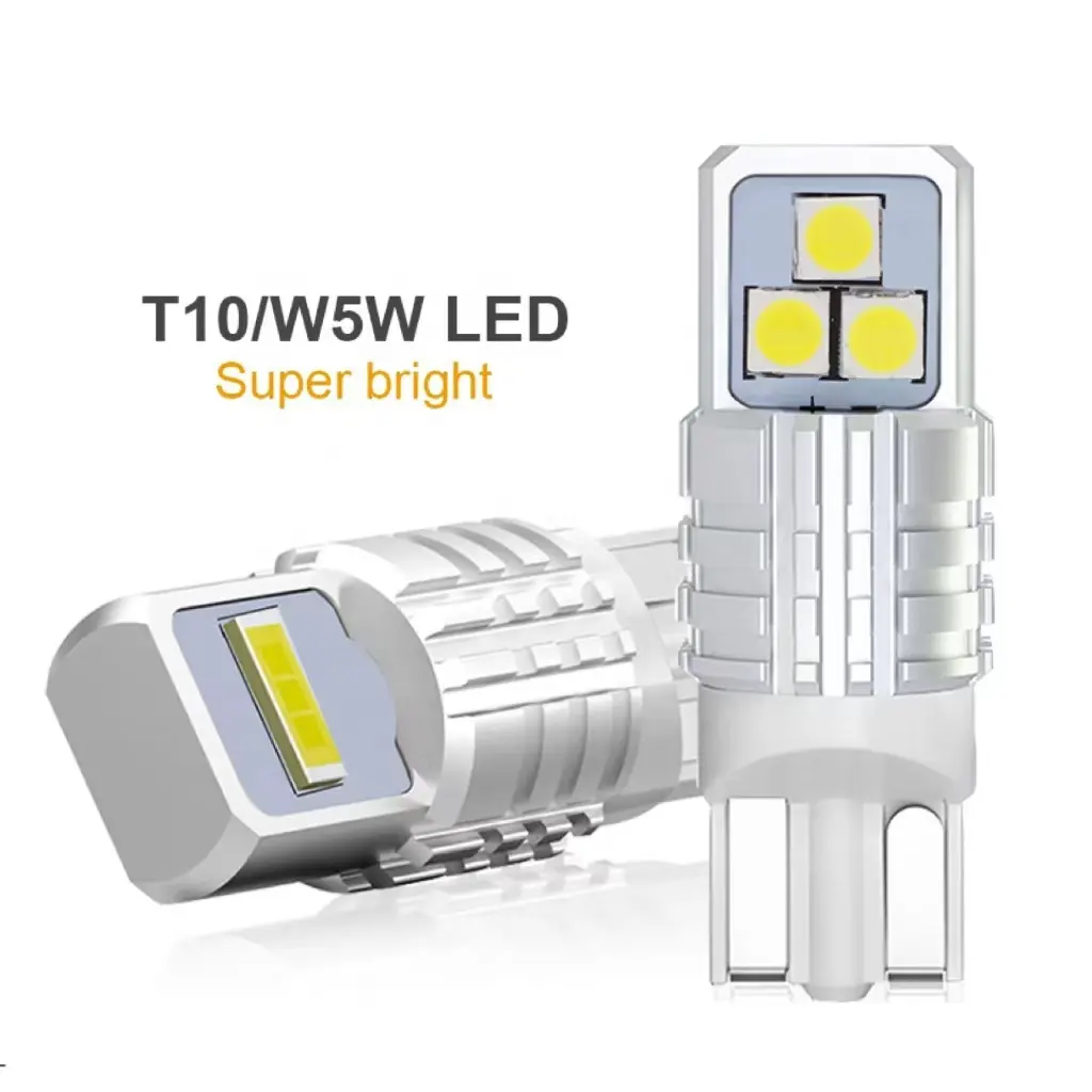 High quality Car Accessories turn signal light T10 W5W BA9S LED brake bulb 1860 2SMD Canbus Reverse Back UP width Tail lamp DRL