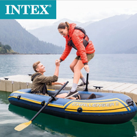 Bateau de pêche gonflable en caoutchouc, 2000-intex 68367 Challenger 2, accessoire d'été à Double dérive