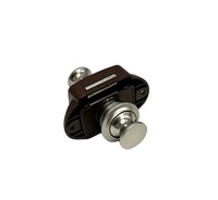 Serrure à bouton pour compartiment de salle de bain de camping-car, serrure de porte de toilette de camping-car, serrure de placard suspendu de camping-car