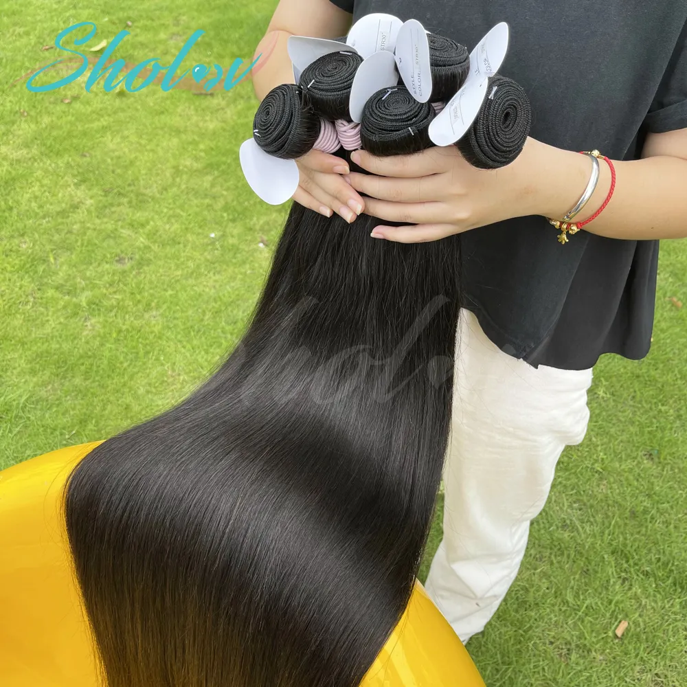 Sholov Burma Factory Wholesale Nano Hair Products,100% Fummi Human Hair Weave,nude Korean Girl Virgin Hair