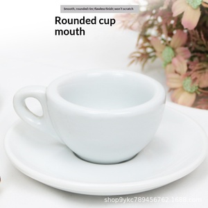 Tazza da Espresso in Ceramica Minimalista Stile Italiano 50 mL SEMI, Dedicata ai Portafiltro a Doppio Beccuccio da 58 mm - Product Image 2