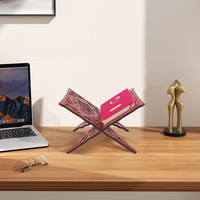 Support de livre portable durable en MDF Tailai pour le Coran, support de livre religieux, artisanat artisanal