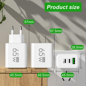 スマートフォン電源アダプター65W USB急速充電タイプC PD充電器急速充電 - Product Image 6