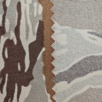 Tissu Oxford en nylon 500D imprimé camouflage rayé tigre du désert, enduit PU, résistant à l'eau, pour sacs à dos, équipements utilitaires d'extérieur et housses