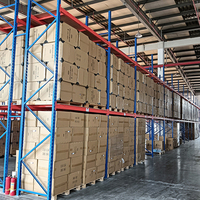 Systèmes de rayonnage de stockage d'entrepôt en acier robuste à 5 niveaux réglables, service personnalisé, étagères à poutres métalliques, rayonnage à palettes
