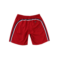 Shark One Plus Uitstekende Kwaliteit 100% Polyester Gestreept Patroon Waterdichte Strand Shorts Zwembroek Met Zak Voor Mannen M-3XL