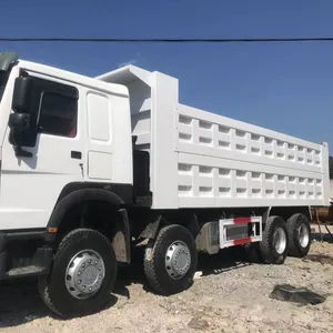 Commins caminhão de descarga shacman, caminhão de descarga 336hp 8*4 12 rodas usado para venda com bom preço