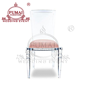 Nouvelle arrivée populaire et belle chaise de princesse transparente chaise de banquet d'hôtel robuste pour mariage - Product Image 2