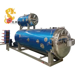 Shenlong Automatic Spraying Retort for Pet Bottle and Canned Fruit and Vegetable Water Spray Retort Sterilizer