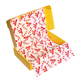 Papel de Regalo Navideño Personalizado de 17g, 100% Virgen, Biodegradable, Ecológico, Impresión Digital para Empaque de Gafas y Relojes - Product Image 1