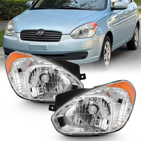 Phare avant pour Hyundai Accent 2006 2007 2008 2009 2010 2011 Phare Lampe Phare Pièces automobiles 92101-1E000 92102-1E000