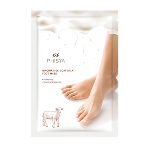 20 paires/boîte masque pour les pieds au lait de chèvre masque pour les pieds exfoliant chaussette gommage pour pédicure <span class=keywords><strong>Anti</strong></span>-fissure enlever la peau morte soin des pieds - Product Image 5