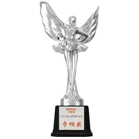 2026 Jinzun Figurines de trophée de danse de salon en résine de qualité supérieure, accessoires pour concours de danse
