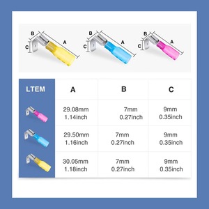 Kit de Conectores Termocontraíbles Nuoyifan, Conectores Rápidos Aislados Macho y Hembra en Caja, Material de PC - Product Image 4