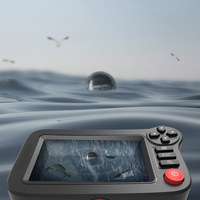 Sonar de détection de poissons à 200 m de profondeur, sondeur intelligent 433 MHz pour bateau à appâts, suivi des poissons