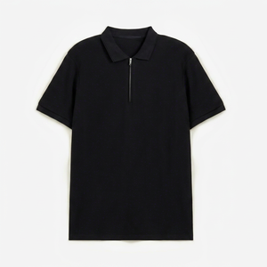 Polo pour homme, tissu doux pour la peau, manches courtes, col classique, décontracté, pour l'été, les sports de plein air, le quotidien, kaki, doux et confortable - Product Image 1