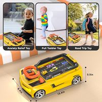 Jouets de voiture de course de simulation d'aventure pour enfants, jeu éducatif musical avec volant de direction pour garçons et filles, cadeaux d'anniversaire et de Noël