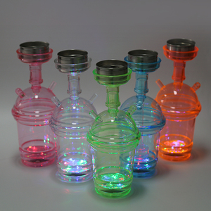 Juego de Vasos de Shisha al por Mayor, Logotipo Personalizado, Narguile Portátil para Auto, Shisha Acrílica, Mini Narguile LED - Product Image 6