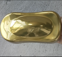 Peinture en poudre électrostatique super brillante effet miroir nano chrome or champagne pour meubles métalliques et peinture de bateau