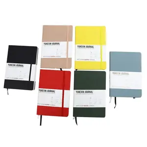 New product ideas 2023 custom logo leather cover planner ready to ship business journal dotted notebook