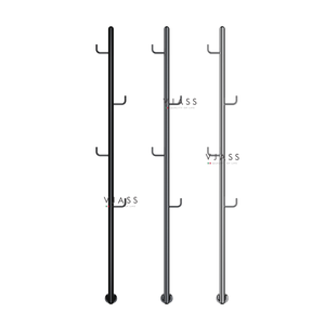 Dọc điện Rack khăn với xoay Hooks cho áo choàng tắm treo tường 304 thép không gỉ nóng phong cách nước nóng ấm giá - Product Image 6