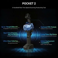 Scanner LiDAR multi-capteurs MindPalace Pocket2 Manifold Tech 1TB SLAM pour le calcul de volume, BIM, cartographie 3D mobile