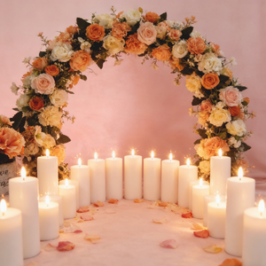 Lilin Pilar Tinggi Putih OEM untuk Dekorasi Rumah, Pernikahan, Keadaan Darurat, Lilin Parafin Alami Tanpa Aroma, Ukuran Besar, Pembakaran Lama, Grosir - Product Image 1