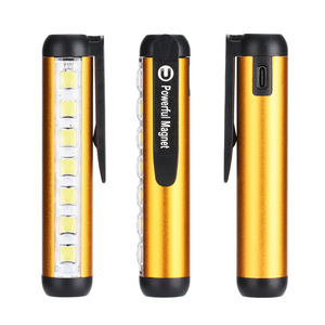 Penlight <b>Rechargeable</b> Led Aluminum Alloy With Magnet Outdoor <b>Flashlight</b> - Product Image 1