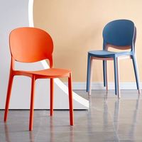 Chaise d'événement empilable moderne en plastique, pour extérieur, salle à manger, banquet, monobloc, hôtel, fête, et pour enfants