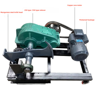 Fendeur de bois électrique haute puissance 4KW, équipement de machine de fendage du bois et des arbres, petit et pratique fendeur de bois