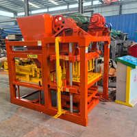 Machine automatique de fabrication de briques en ciment QT4-28 à faible investissement, pour blocs creux et pavés