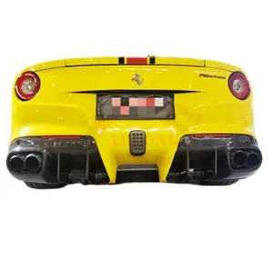 High-quality Body Kit DMC Style Carbon Fiber rear diffuser Rear bumper diffuser for Ferrari F12 Berlinetta 2013