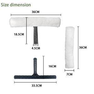 High Quality Stainless Steel Window Washing Squeegee Portable Reusable Non-Slip Handle Tool Kit for <strong>Water</strong> Cleaning - Product Image 4