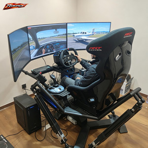 Simulador de Entrenamiento de Pilotos Profesional con Plataforma Dinámica 6DOF de Rendimiento Estable para Instituciones de Formación Aeronáutica - Product Image 1