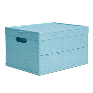 Citylife Foldable Rattan Made Storage Organizer Stackable Storage Bin & Box Toy Organizer Storage Kid
