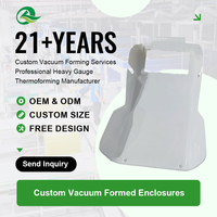 Cubierta Trasera de Plástico para Silla de Masaje OEM, Lámina Gruesa de ABS, Carcasa Termoformada al Vacío, Fabricante Personalizado