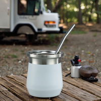 Thermos de voyage à double paroi en acier inoxydable 304, écologique, 280 ml, pour Yerba Mate argentin, isolation thermique de 6 à 12 heures