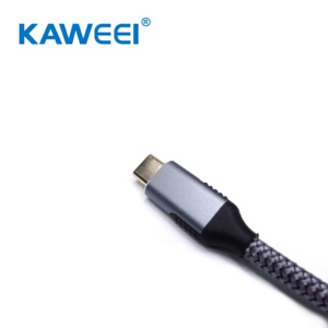 Tùy chỉnh USB đôi Loại-C cáp kết nối cho điện thoại sạc và truyền dữ liệu - Product Image 3