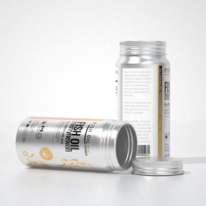 Recipiente de Almacenamiento de Cápsulas de Aceite de Pescado de Aluminio Premium, Contenedor Metálico para Suplementos, Botella de Medicamentos Hermética y Portátil para Viajes y Uso Doméstico - Product Image 3