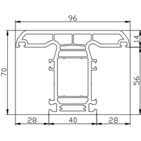 Puerta Batiente de Panel Plano de Aleación de Aluminio con Rotura de Puente Térmico, Bajo Mantenimiento, para Interiores Residenciales y Propiedades Inmobiliarias, Venta al por Mayor