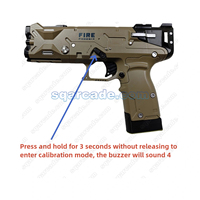 Pistolet lumineux sans fil Fire Phoenix AimLightGun 2.4G avec vidéo performante, même caméra que la manette Wii avec recul électromagnétique