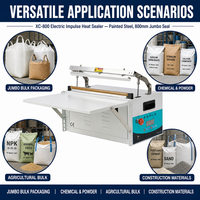 Machine de scellage thermique automatique à passage continu Xicang XC-800, finition peinte, scelleuse de sacs haute vitesse pour aliments et boissons