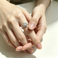 Bagues en laiton plaqué platine, pierres étincelantes élégantes pour les fêtes d'anniversaire, les mariages, les anniversaires de mariage, bijoux de mode, cadeaux
