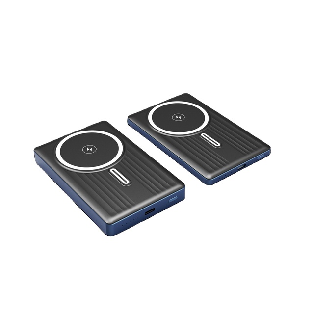 OEM Custom Logo 5000mAh Ultra-Thin Magnetic Power Bank 20W PD Fast Charging with LED Display